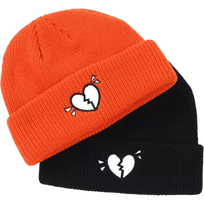 Warm Soft Knitted Beanie Hat Solid Color
