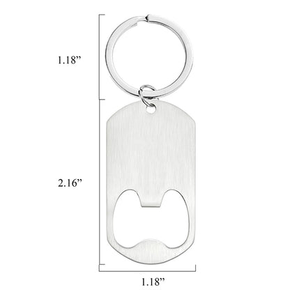 Beer Bottle Opener Keychain