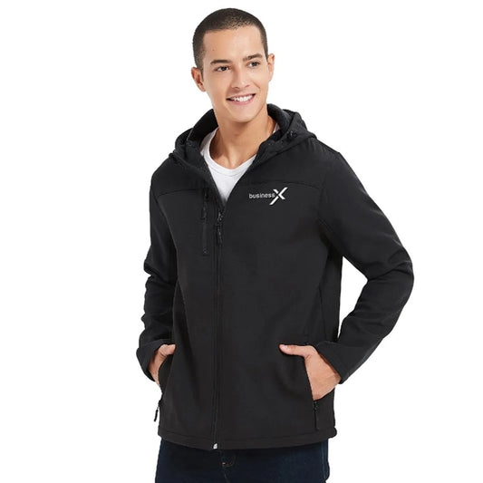 MEN'S HOODED CORE SOFT SHELL JACKET