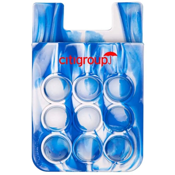Popper Stress Reliever Silicone Phone Wallet