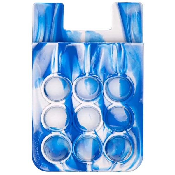 Popper Stress Reliever Silicone Phone Wallet