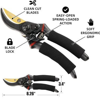 8"Garden Pruning Shears