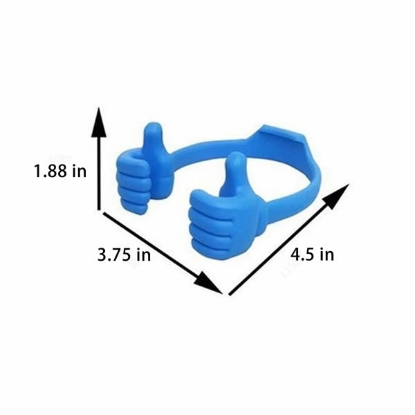 PVC Thumb Cell Phone, Tablet Stand