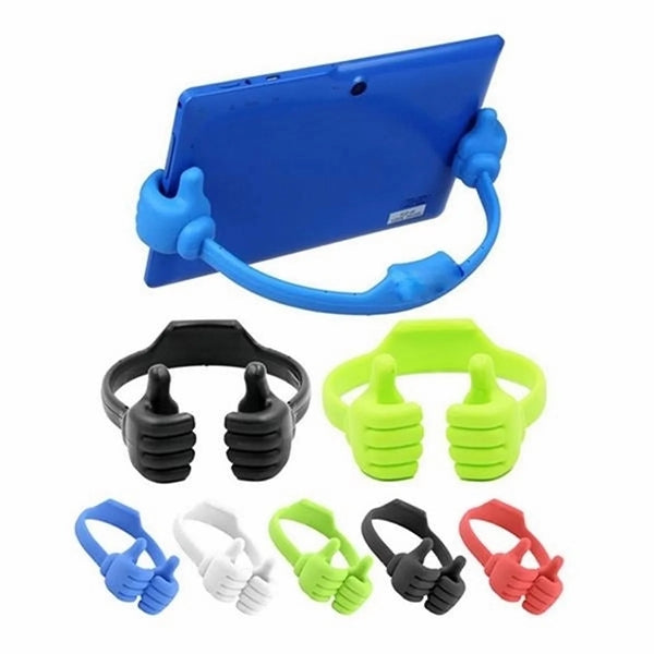 PVC Thumb Cell Phone, Tablet Stand