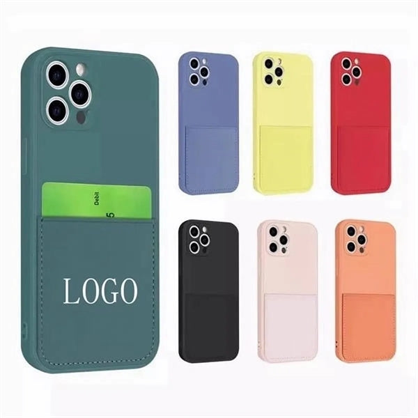 Silicone Phone Case With Card Holder