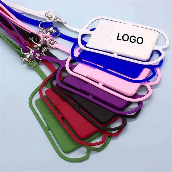 Silicone Lanyard With Phone Holder