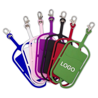 Silicone Lanyard With Phone Holder