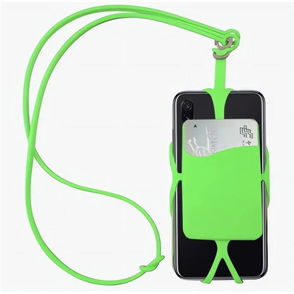 Silicone Lanyard With Phone Holder