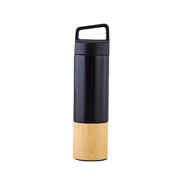 Bamboo Insulated Mug With Handle