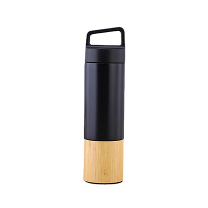 Bamboo Insulated Mug With Handle