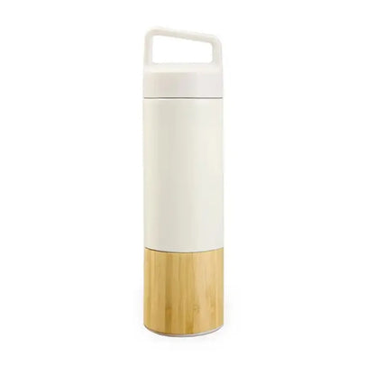 Bamboo Insulated Mug With Handle