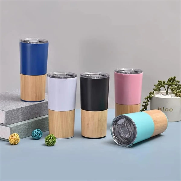 20oz Bamboo Steel Tumbler Mug