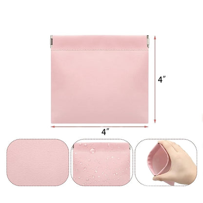 4"Square Full Color Leather Shrapnel Bag