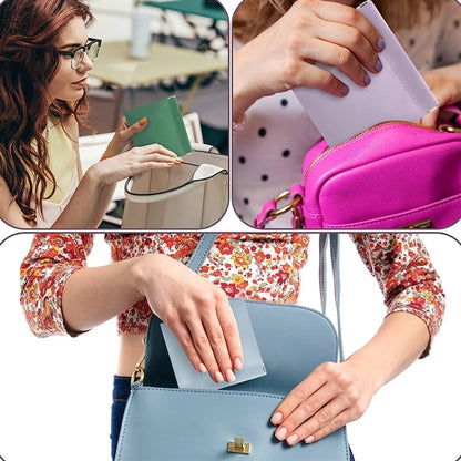 4"Square Full Color Leather Shrapnel Bag