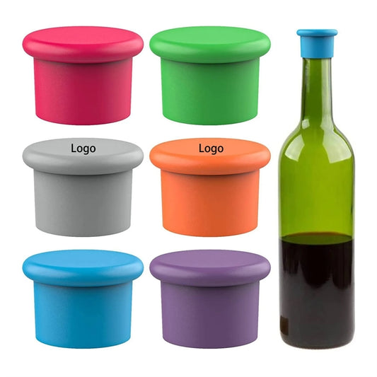 Solid Color Silicone Wine Bottle Stopper