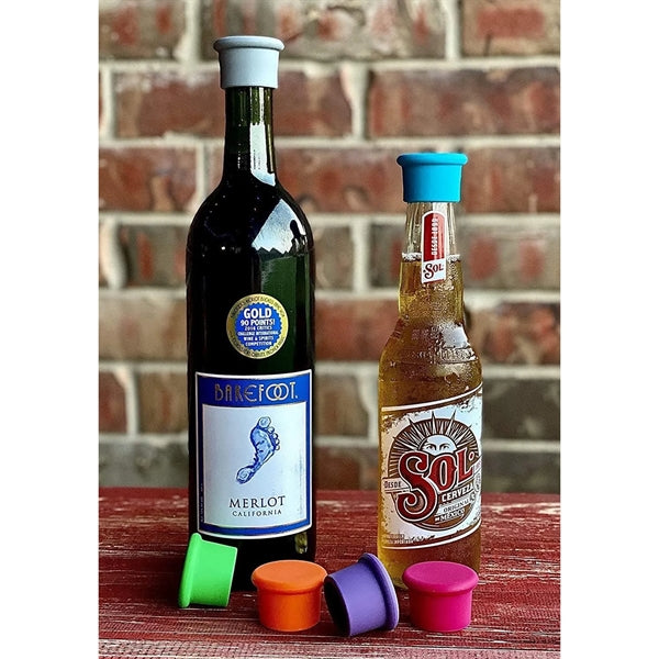 Solid Color Silicone Wine Bottle Stopper