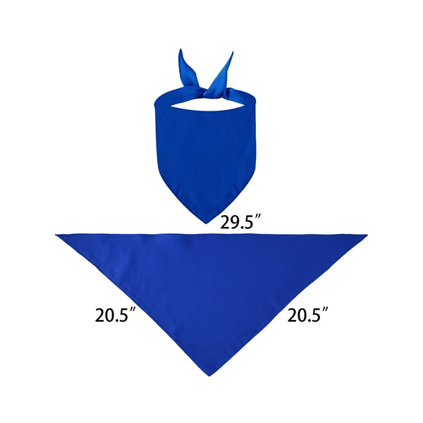 Polyester Full Color Pet Scarf Bandanna