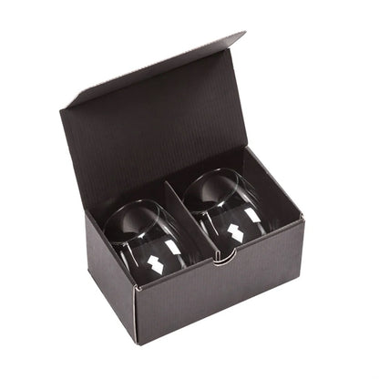 Boston Stemless Wine - Deep Etch
