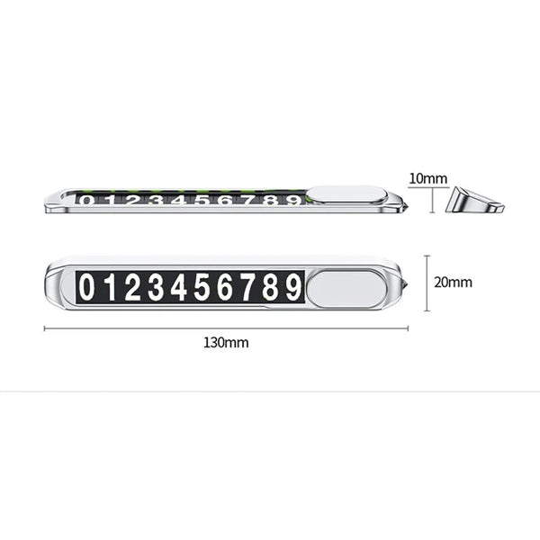 Auto Parking Number Plate With Breaker