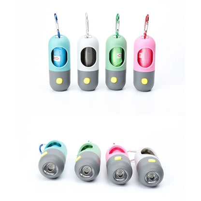 Dog Poop Bags Holder With Led Flashlight