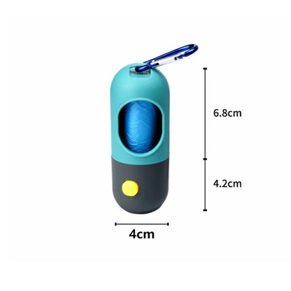 Dog Poop Bags Holder With Led Flashlight