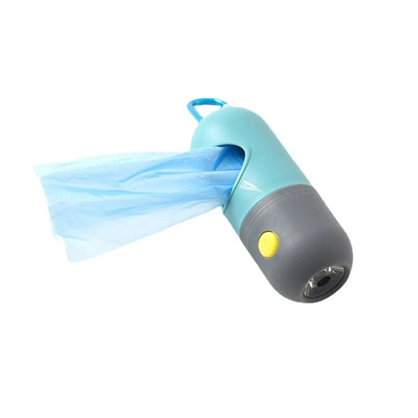 Dog Poop Bags Holder With Led Flashlight