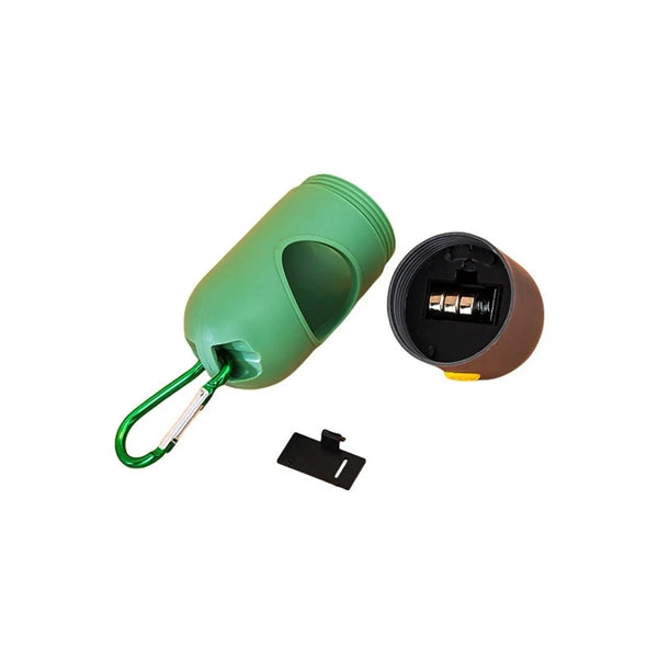 Dog Poop Bags Holder With Led Flashlight