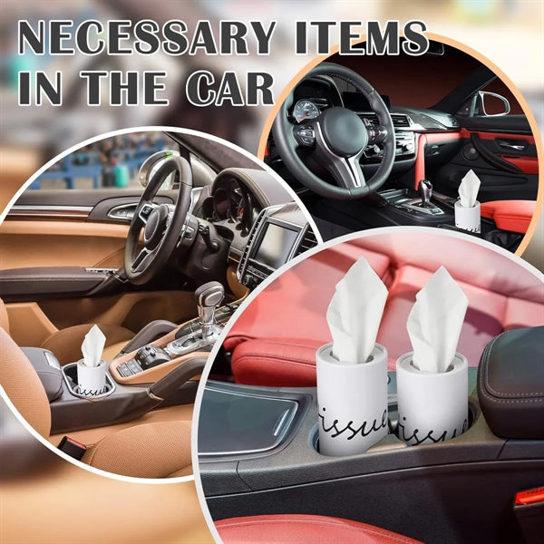 Car Cylinder Tissue Box