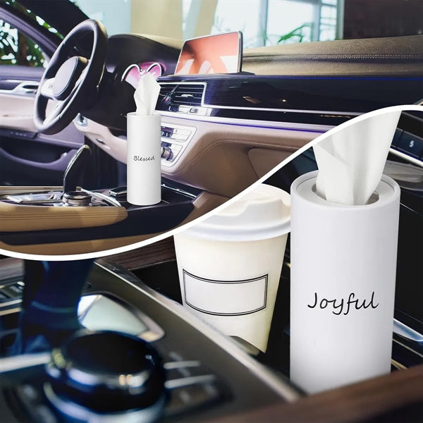 Car Cylinder Tissue Box