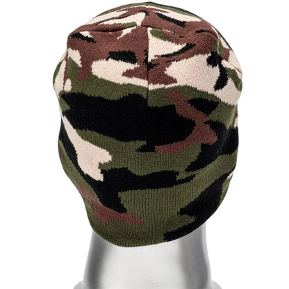 Unisex Camouflage Knitted Beanie