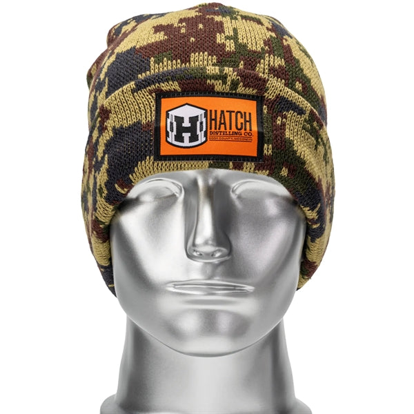 Unisex Camouflage Knitted Cuffed Beanie