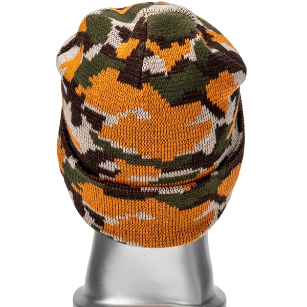 Unisex Camouflage Knitted Cuffed Beanie