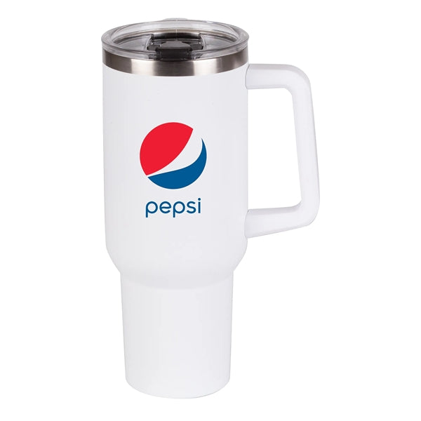 Sequoia 40oz Double-Wall Stainless Travel Mug with Straw
