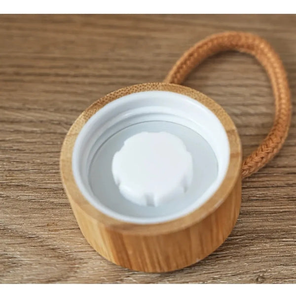 17oz Double Wall Sport Bottle With Bamboo Lid
