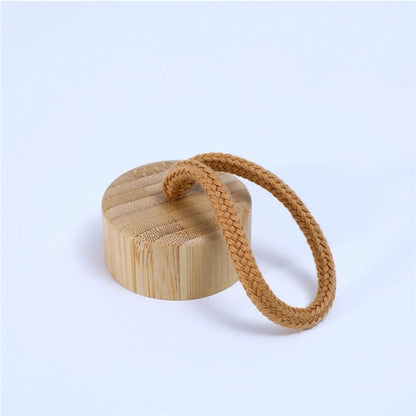 20oz Portable Glass Bottle With Bamboo Lid