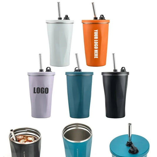 20oz Vacuum Stainless Steel Straw Bottle