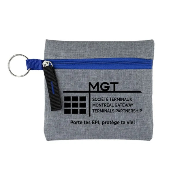 Naomi 20 Piece First Aid Kit in Stylish Heathered Pouch