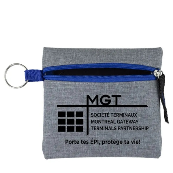 Naomi 20 Piece First Aid Kit in Stylish Heathered Pouch