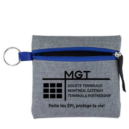 Naomi 20 Piece First Aid Kit in Stylish Heathered Pouch