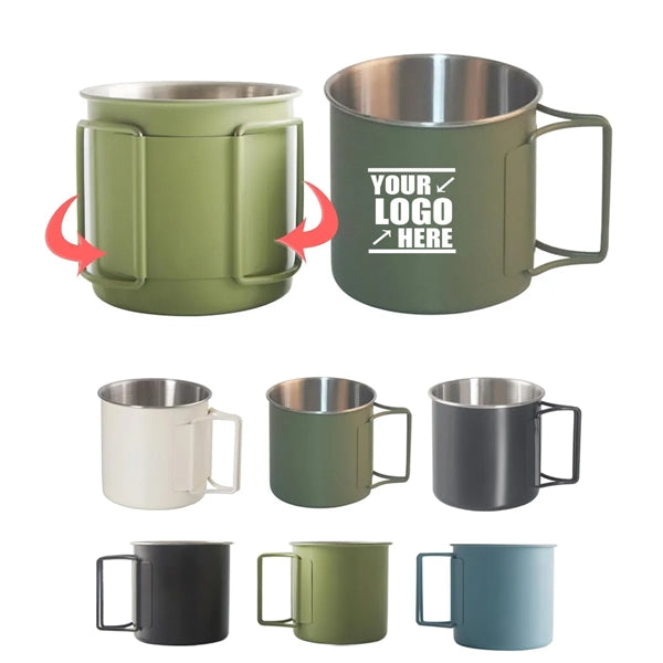 Foldable Handle Camping Cup