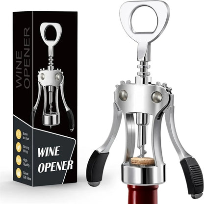 Wine Bottle Opener Wing Corkscrew Zinc Alloy