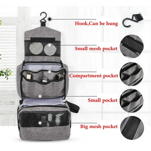 Foldable Travel Toiletry Bag