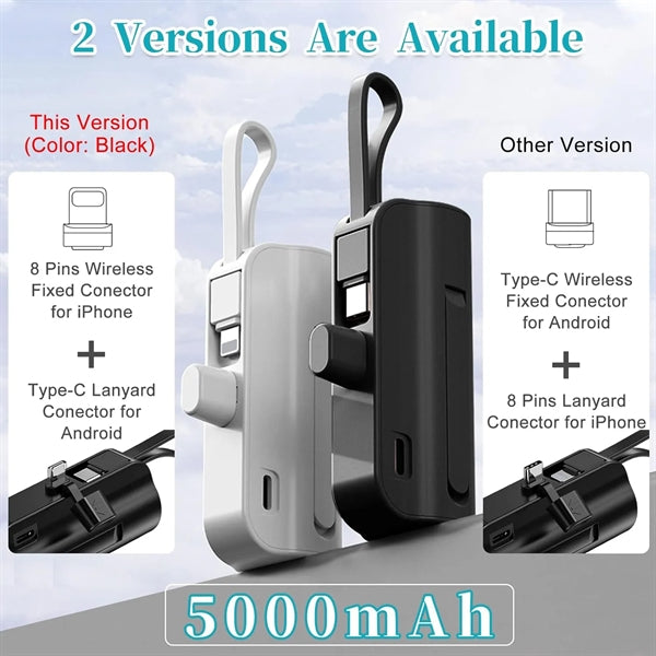 Portable Mini Charger Power Bank with Stand