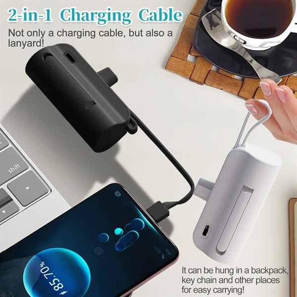 Portable Mini Charger Power Bank with Stand