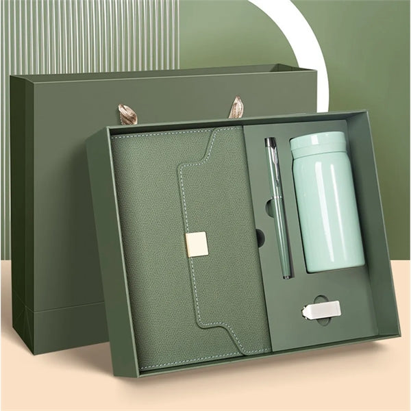 Pen Notebook Insulate Cup U Disk Office Business Gift Set