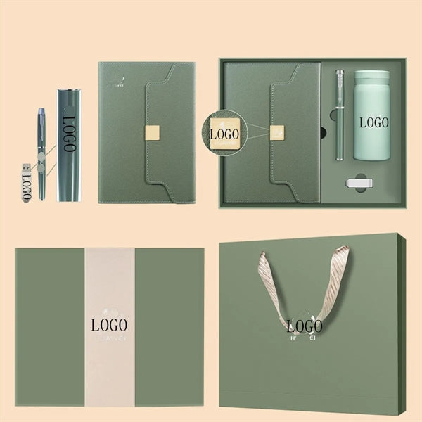 Pen Notebook Insulate Cup U Disk Office Business Gift Set