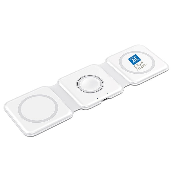 Foldable Soft Plastic 3 in 1 wireless charger