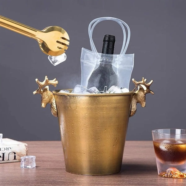 Collapsible Clear Ice Wine Bag