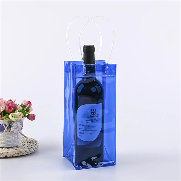 Collapsible Clear Ice Wine Bag
