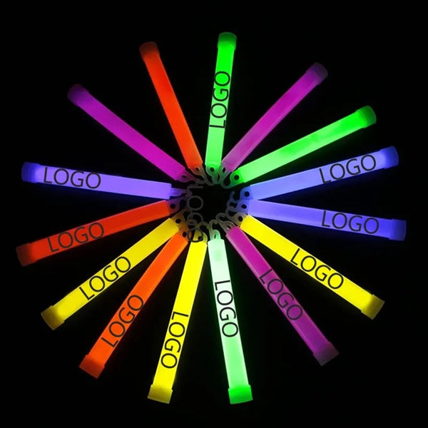 6" Glow Light Stick with Connector
